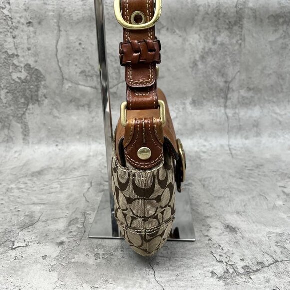 COACH SOHO Flap Legacy Signature Hand Bag - Picture 5 of 16
